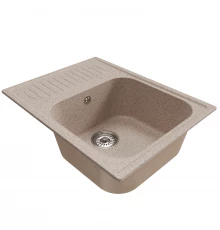 Мойка MIXLINE ML-GM18 с крылом  песочная (302) 640*490*190мм NEW (551968)