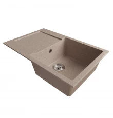 Мойка MIXLINE ML-GM31 с крылом  песочная (302) 770*500*190мм NEW (552187)