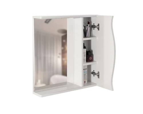 Шкаф навесной MIXLINE "ЛИМА-65" правый  с подсветкой (650*700*151) (551708)