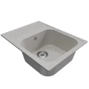 Мойка MIXLINE ML-GM18 с крылом  серая (310) 640*490*190мм NEW (551972)