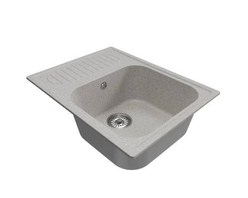 Мойка MIXLINE ML-GM18 с крылом  серая (310) 640*490*190мм NEW (551972)