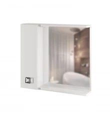 Шкаф навесной MIXLINE "КВАДРО-75" левый с подсветкой (750*700*150) (551702)