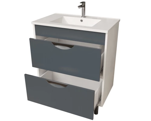 Тумба д/ванной MIXLINE "Байкал-75"  под ум.Quadro-75 (550385)