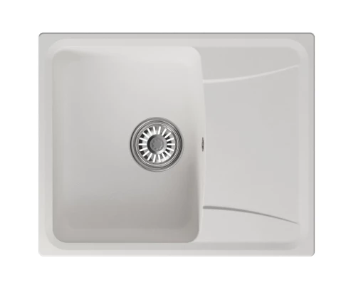 Мойка MIXLINE ML-GM26 с крылом, ультра-белая (341), 470*580*190мм NEW (552083)