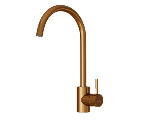 Смеситель для кухни 35k MIXLINE MLSS-0303BR трубчатый излив, БРОНЗА (553819)