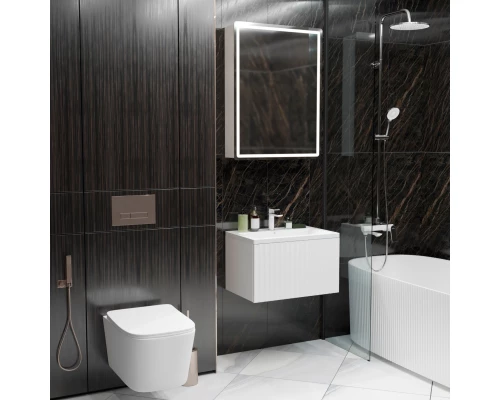 Тумба д/ванной "ВЕКТОР-60" подвесная под раковину Марго-60 MIXLINE (ПВХ) (554821)