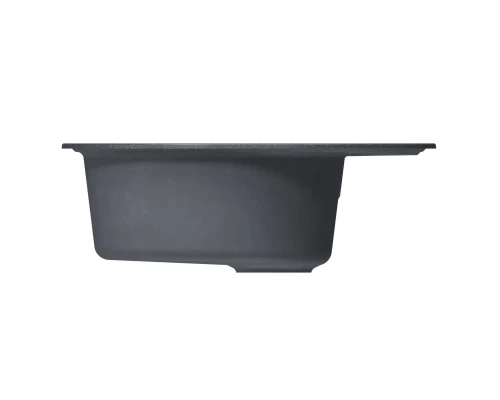 Мойка MIXLINE ML-GM17 овальная с крылом  антрацит (343) 580*470*180мм NEW (551945)