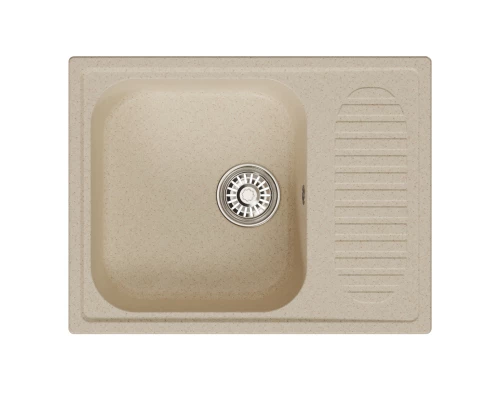 Мойка MIXLINE ML-GM18 с крылом  бежевая (328) 640*490*190мм NEW (551973)