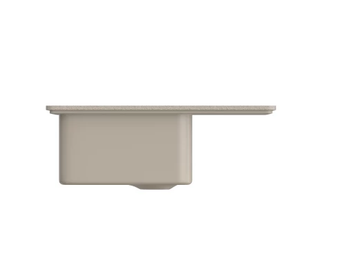 Мойка MIXLINE ML-GMS03 СТАНДАРТ с крылом, песочный, 605*490*190мм (551097)