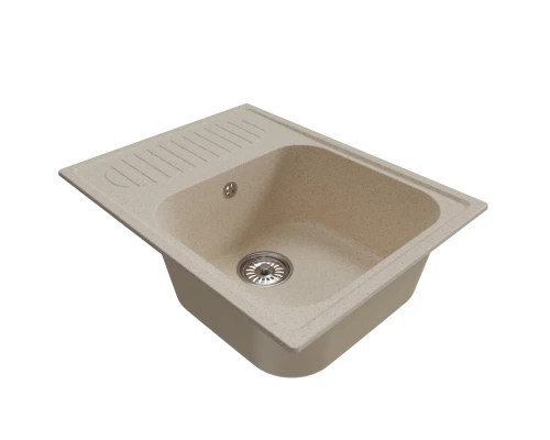 Мойка MIXLINE ML-GM18 с крылом  бежевая (328) 640*490*190мм NEW (551973)