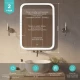 Зеркало MIXLINE "Стив" 685*915 (ШВ) сенсорный выключатель, светодиодная подсветка (547318)