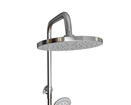 Душевая система MIXLINE ML2429 излив лейка 3 позиции + лейка "Тропический душ" хром (550775)