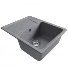 Мойка MIXLINE ML-GM26 с крылом  графит (342) 580*470*190мм NEW (552084)
