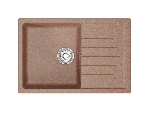 Мойка MIXLINE ML-GM19 с крылом  терракотовая (307) 750*500*200мм NEW (551981)