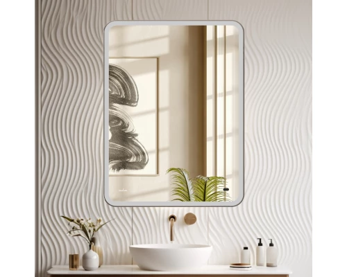 Зеркало MIXLINE "Турин-2" 500*700 (ШВ) бесконтактный сенсор, светодиодная подсветка+подогрев (554627)