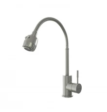 Смеситель для кухни 35k MIXLINE MLSS-0302 гибкий металлический излив (505148)