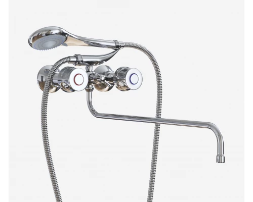 Смеситель для ванны и умывальника MIXLINE ML01-02 (522119)