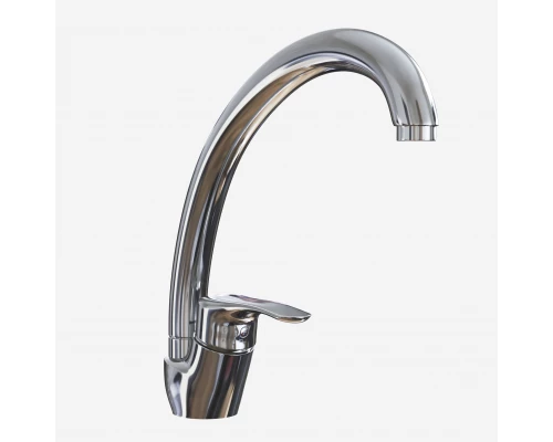 Смеситель для кухни MIXLINE ML03-032 высокий излив боковая ручка (522125)