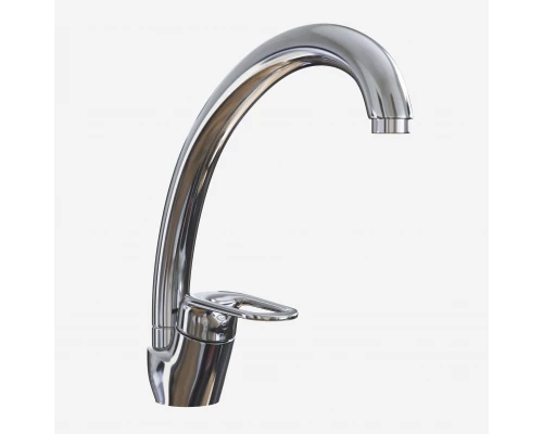 Смеситель для кухни MIXLINE ML05-032 высокий излив боковая ручка (522129)