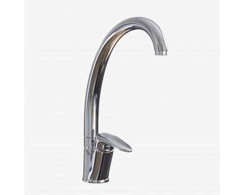 Смеситель для кухни MIXLINE ML08-032 высокий излив боковая ручка (522135)