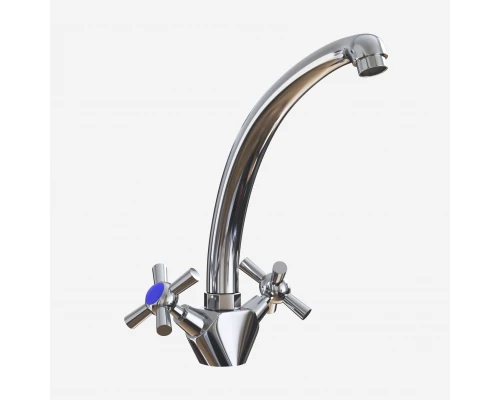 Смеситель для кухни MIXLINE ML09-032 высокий излив (522137)