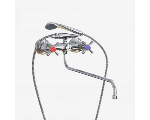 Смеситель для ванны и умывальника MIXLINE ML09-02 (522150)