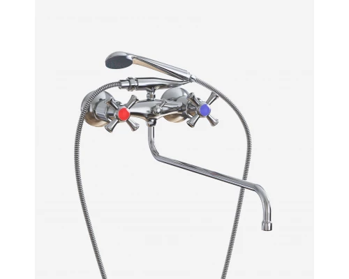 Смеситель для ванны и умывальника MIXLINE ML10-02 (522151)