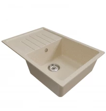 Мойка MIXLINE ML-GM19 с крылом  бежевая (328) 750*500*200мм NEW (551985)