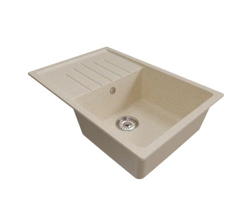 Мойка MIXLINE ML-GM19 с крылом  бежевая (328) 750*500*200мм NEW (551985)