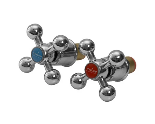 Кран-букса 1/2 кер 8*24 с маховиком КРЕСТ ML07 (блистер) MIXLINE пара (526766)