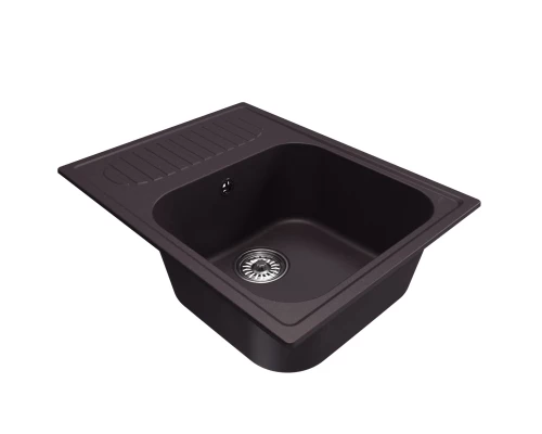 Мойка MIXLINE ML-GM18 с крылом, шоколад, 640*490*190мм NEW (551979)