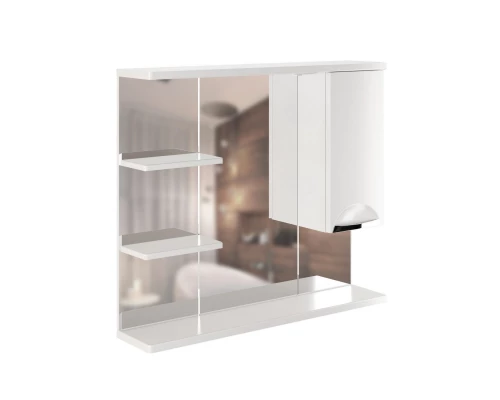 Зеркало шкаф MIXLINE "ЭТЬЕН-80" правый с подсветкой (540869)