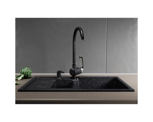 Дозатор для жидкого моющего средства MIXLINE черный (541480)