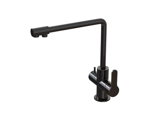 Смеситель для кухни 35k MIXLINE MLSS-03201 бронза подкл.к фильтру (543618)