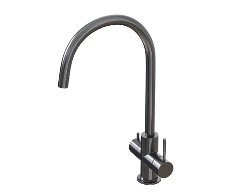 Смеситель для кухни 35k MIXLINE MLSS-03202 серый подкл.к фильтру (543624)