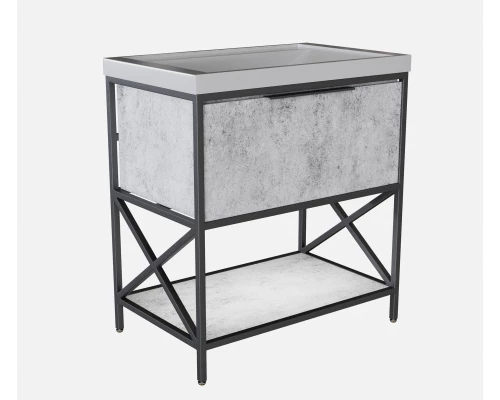 Тумба под раковину Фостер 80 MIXLINE Бруклин-80 бетон (543950)