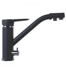 Смеситель для кухни 40к MIXLINE ML-GS05 (343) антрацит с вых. для питьевого фильтра (547681)