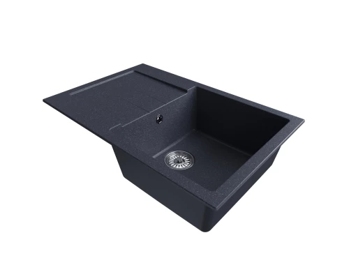 Мойка MIXLINE ML-GM31 с крылом  антрацит (343) 770*500*190мм NEW (552196)