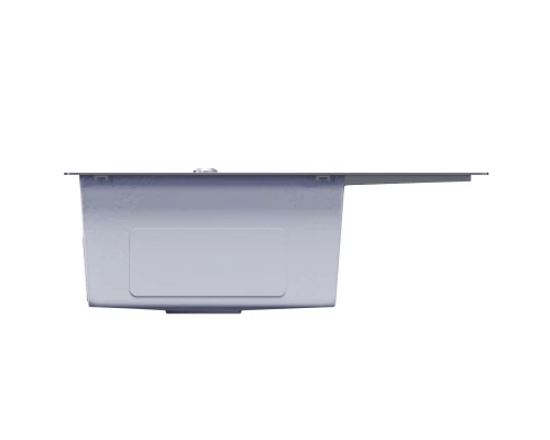 Кухонная мойка 60х50  лев. вып 3 1/2  MIXLINE PRO 20см с сифоном сатин (551875)