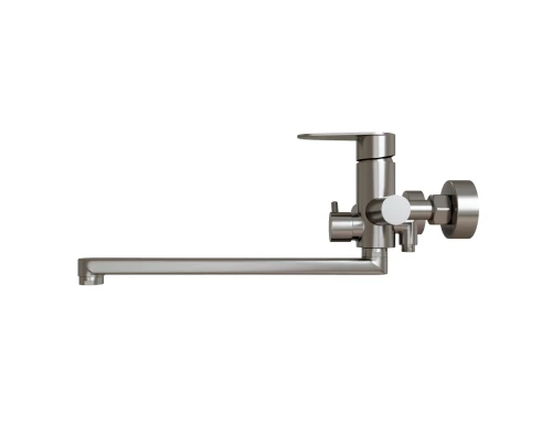 Смеситель для ванны и раковины 35k MIXLINE MLSS-02 нерж. (553236)