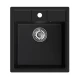 Мойка MIXLINE ML-GM28 ультра-черная (344)  450*500*190мм NEW (552185)
