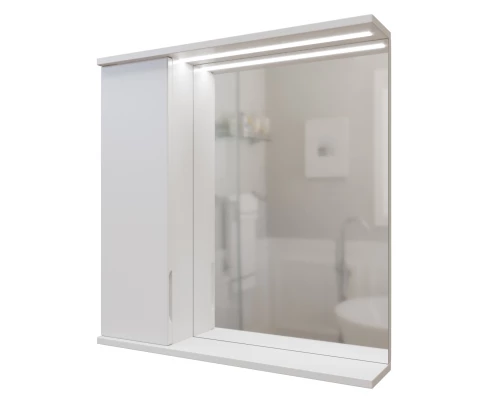 Шкаф навесной MIXLINE "Лайн-70" левый с подсветкой (700*700*146) (553015)