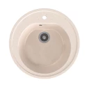 Мойкa MIXLINE ML-GMS02 СТАНДАРТ круглая, бежевый, 505мм (глуб. чаши 165) (551088) Мойкa MIXLINE ML-GMS02 СТАНДАРТ круглая, бежевый, 505мм (глуб. чаши 165) (551088)