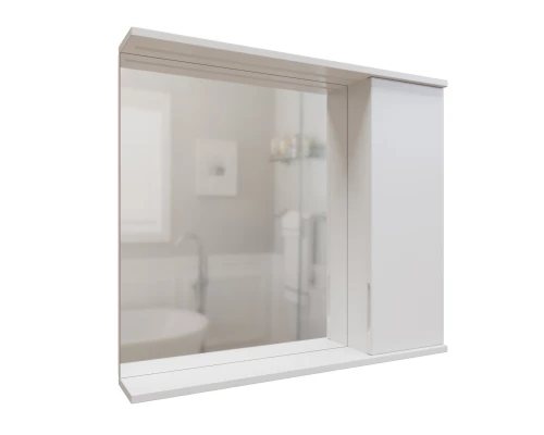 Шкаф навесной MIXLINE "Лайн-80" правый с подсветкой (800*700*146) (553018)