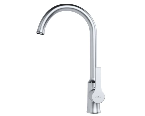 Смеситель для кухни 35k MIXLINE ML22-032 "Round" высокий излив боковая ручка (550746)