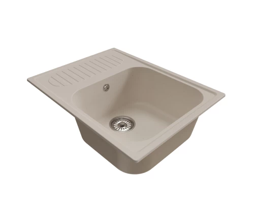 Мойка MIXLINE ML-GM18 с крылом  белая (331) 640*490*190мм NEW (551974)