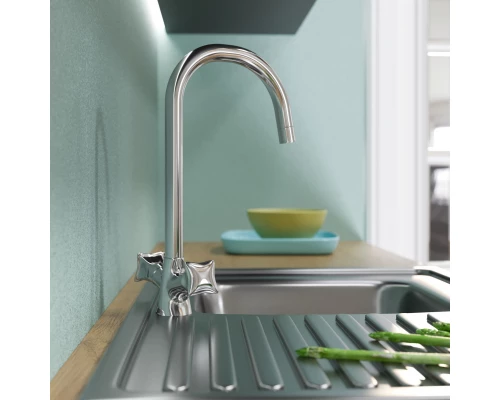 Смеситель для кухни MIXLINE ML11-031 высокий излив (530473)