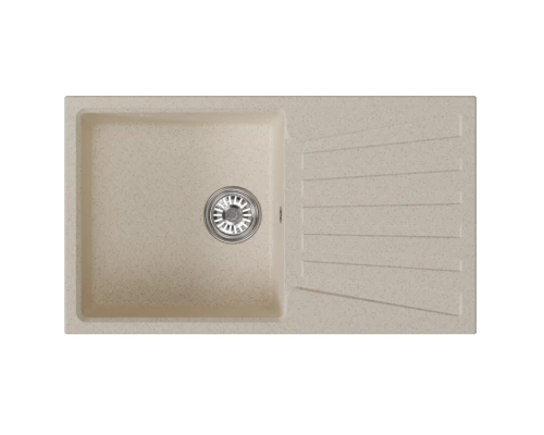 Мойка MIXLINE с крылом бежевая 480*830*190мм ML-GM20 (552003)