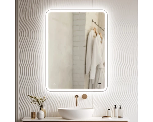 Зеркало MIXLINE "Турин" 600*800 (ШВ) бесконтактный сенсор, светодиодная подсветка (554626)