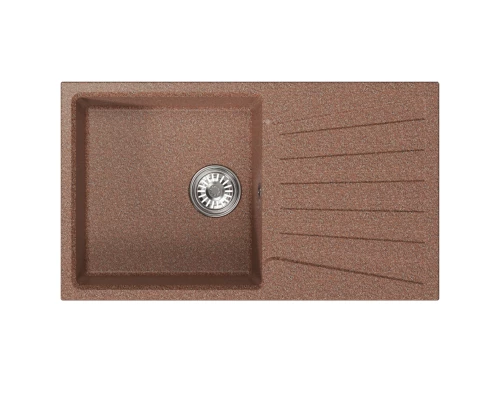 Мойка MIXLINE ML-GM20 с крылом  терракотовая (307) 830*480*190мм NEW (551999)